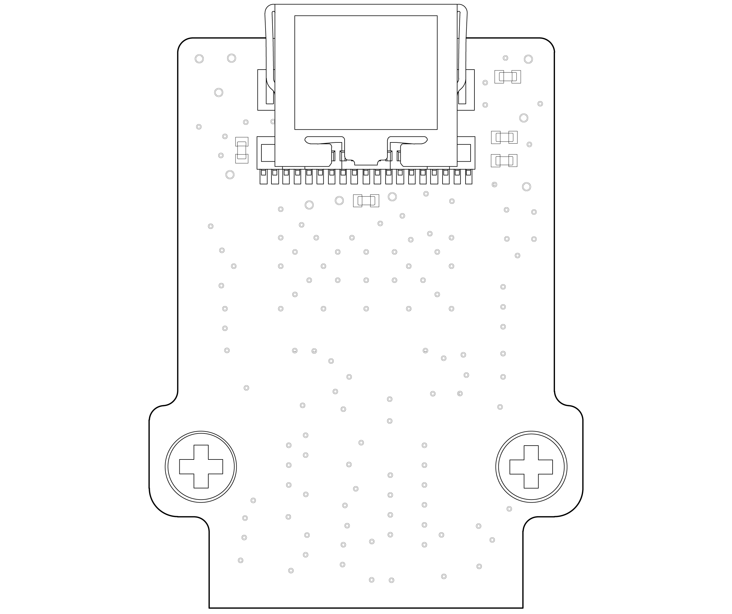 Isometric line drawing of the XeR64-HDMI headstage