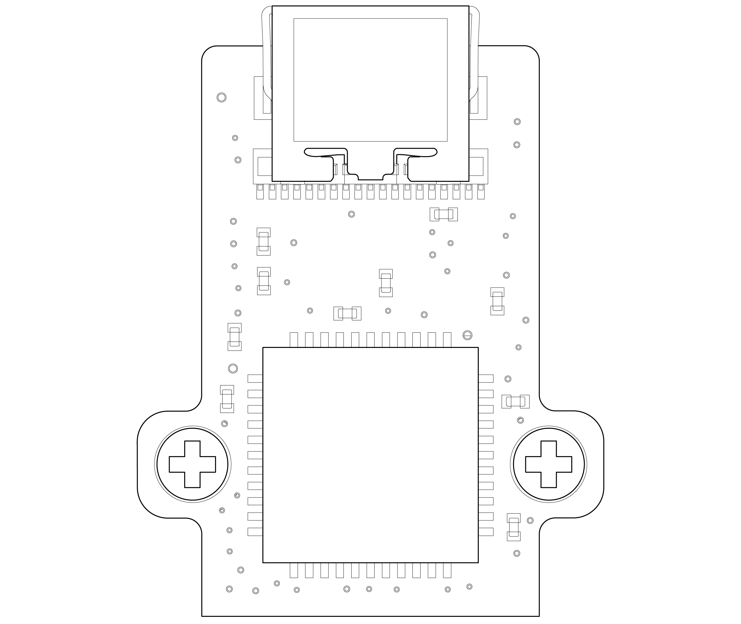 Isometric line drawing of the XeSR16-HDMI headstage